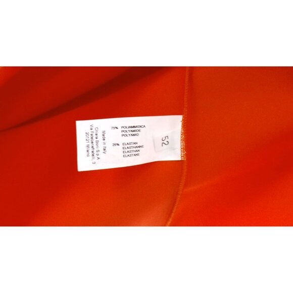 🆕CHIARA BONI Suli Wrap Front Pleated Sheath Dress 16 Orange - Picture 13 of 13